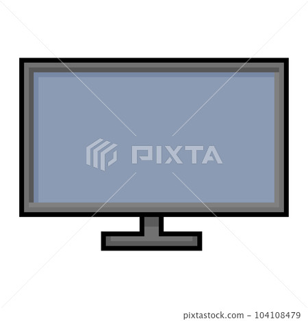 monitor pixel illustration monitor pixel illustration 104108479