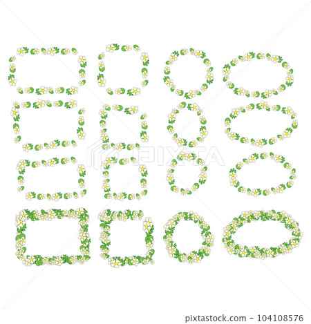 Juicy strawberry frame wreath. Health dessert eating strawberries background 104108576