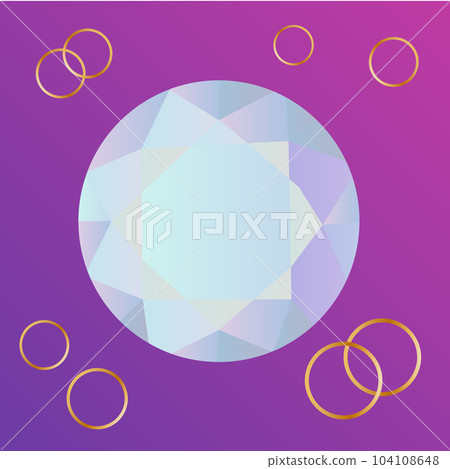 Beautiful pastel crystals drawing. Hand drawn illustration of natural crystal gem Beautiful pastel crystals drawing. Hand drawn illustration of natural crystal gem 104108648
