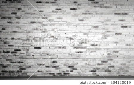 Texture, brick, wall, it can be used as a background. Brick texture with scratches and cracks.AI Generative 104110019
