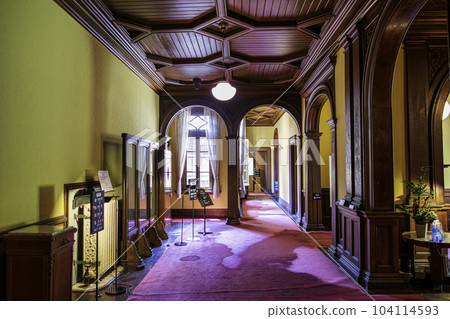 舊岩崎亭庭園西式1樓大廳國家重要文化財產 舊岩崎亭庭園西式1樓大廳國家重要文化財產 104114593