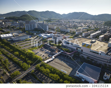 Kozoji New Town shining in the morning sun around Apita Shopping Mall, Kasugai City, Aichi Prefecture (Aerial shot by drone) Kozoji New Town shining in the morning sun around Apita Shopping Mall, Kasugai City, Aichi Prefecture (Aerial shot by drone) 104115114