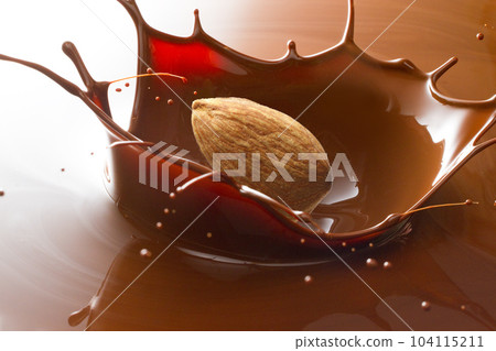 Chocolate and almonds 104115211