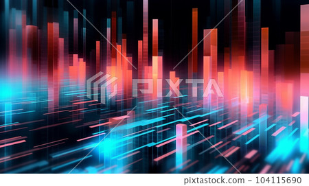 Generative AI, a glitch effect for a digital and edgy website design Generative AI, a glitch effect for a digital and edgy website design 104115690