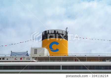 Cruise ship Costa Serena Otaru Port Katsunai Wharf Cruise ship Costa Serena Otaru Port Katsunai Wharf 104116214