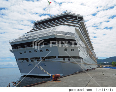 Cruise ship Costa Serena Otaru Port Katsunai Wharf 104116215