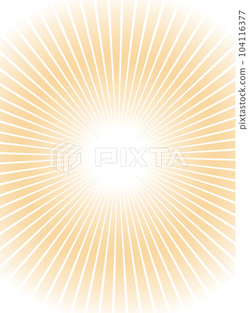 Concentrated line background of the image of the sun shining in the sky _ orange _ vertical Concentrated line background of the image of the sun shining in the sky _ orange _ vertical 104116377