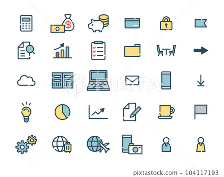 業務圖標集 業務圖標集 104117193