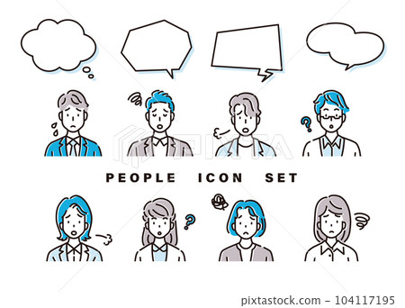 業務圖標集 104117195