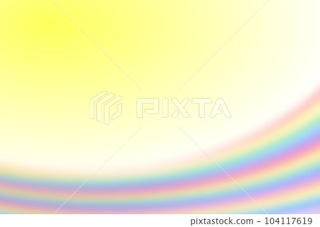 Rainbow colored curve background Yellow background Rainbow colored curve background Yellow background 104117619