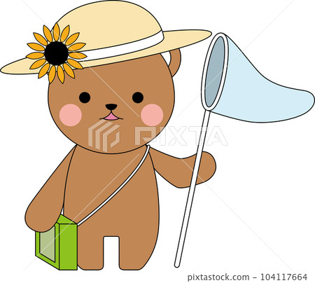 bear catching bugs 104117664