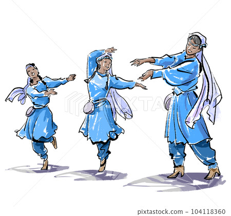 Uzbek Dance - Dance of Uzbekistan 104118360