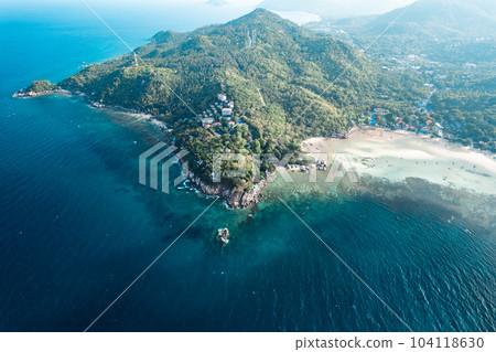 Aerial View of koh tao island 104118630