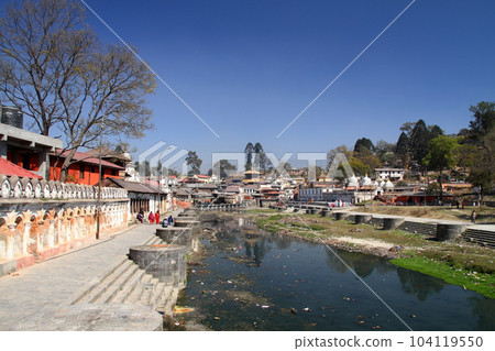 World cultural heritage Kathmandu valley Nepal's largest Hindu temple Pashupatinath crematorium World cultural heritage Kathmandu valley Nepal's largest Hindu temple Pashupatinath crematorium 104119550