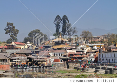 世界文化遺產加德滿都谷地尼泊爾最大的印度教寺廟帕斯帕提那建築 104119551