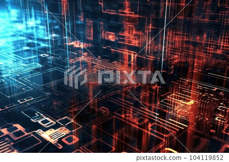 Global business, internet network connection, IoT Internet of Things, business intelligence concept. Busines global network, futuristic technology background. AI generative 104119852