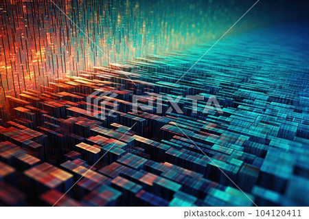 Global business, internet network connection, IoT Internet of Things, business intelligence concept. Busines global network, futuristic technology background. AI generative 104120411