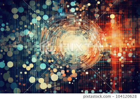 Global business, internet network connection, IoT Internet of Things, business intelligence concept. Busines global network, futuristic technology background. AI generative 104120628