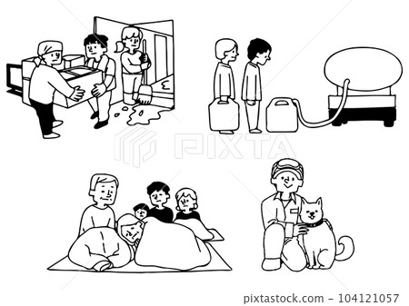 關於發生自然災害時的疏散和恢復的插圖 104121057