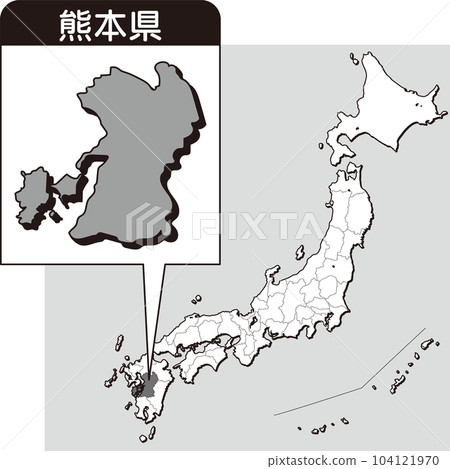熊本縣地圖_空白地圖_43_熊本縣在日本地圖上的位置_熊本縣 熊本縣地圖_空白地圖_43_熊本縣在日本地圖上的位置_熊本縣 104121970