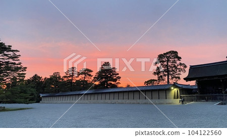 Evening view of Kyoto Gyoen Evening view of Kyoto Gyoen 104122560