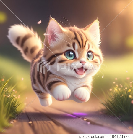 快樂的小貓 104123584