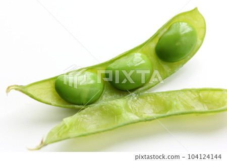 毛豆白色背景 104124144