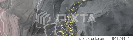 Vector black pink banner. Hand drawn abstract paint brush stroke. Vector black pink banner. Hand drawn abstract paint brush stroke. 104124465