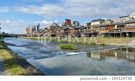 Scenery of Kamogawa Kyoto Scenery of Kamogawa Kyoto 104124730