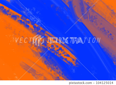 Abstract Blue Orange paint Background. Vector illustration design 104125014