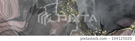 Vector black pink banner. Hand drawn abstract paint brush stroke. Vector black pink banner. Hand drawn abstract paint brush stroke. 104125020