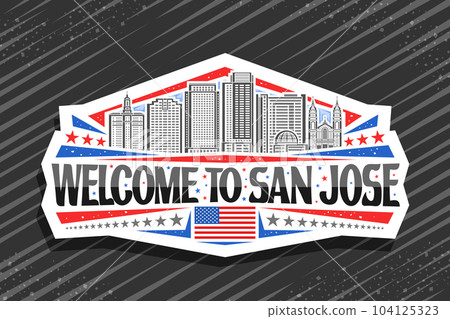 Vector logo for San Jose 104125323