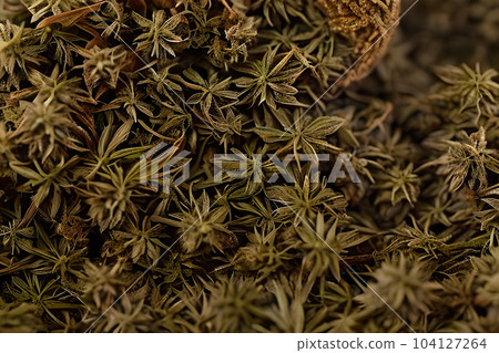 Dried star Anise flower and seed used in cooking and herb medicine. Dried star Anise flower and seed used in cooking and herb medicine. 104127264