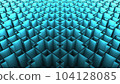 Geometric square pattern - 3D Illustration 104128085
