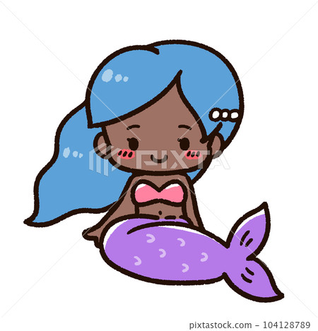 cute mermaid 104128789