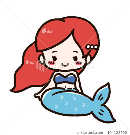 cute mermaid 104128790