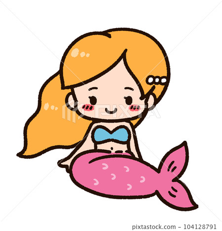 cute mermaid 104128791