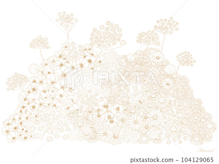 花線圖植物材料 花線圖植物材料 104129065