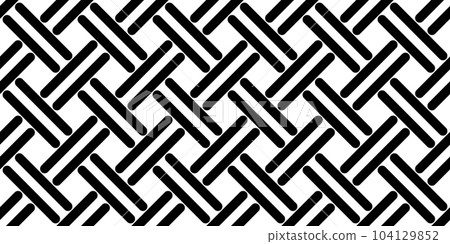 Diagonal black and white basketweave seamless pattern Diagonal black and white basketweave seamless pattern 104129852