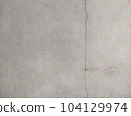 Cracked concrete wall 104129974