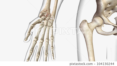 A fracture, often referred to as a broken bone, is an acute injury that causes a partial or complete break through bone. A fracture, often referred to as a broken bone, is an acute injury that causes a partial or complete break through bone. 104130244