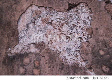Old stone wall texture. Abstract background for design. Toned 104131849