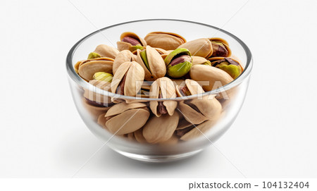 Delicious pistachios on a plate, healthy food concept, for farmers' market displays Delicious pistachios on a plate, healthy food concept, for farmers' market displays 104132404