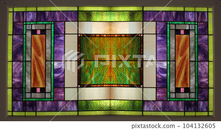 Antique Colorful Glass Panels Photo Composite Stained Glass Window Design Antique Colorful Glass Panels Photo Composite Stained Glass Window Design 104132605