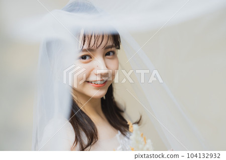 新娘米色背 新娘米色背 104132932