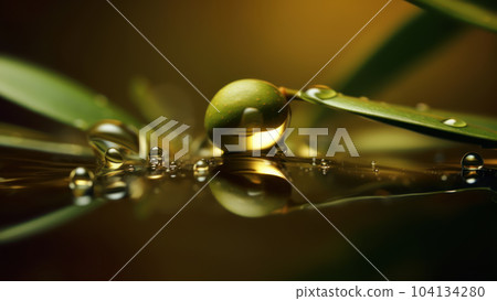 Olives Theme Photorealistic Design, Generative AI Olives Theme Photorealistic Design, Generative AI 104134280