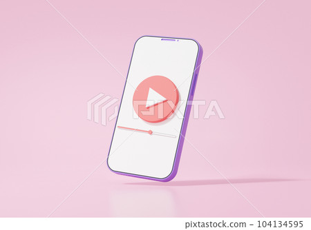 Mobile map modern radio wave floating floating powder red background, wireless medium connection card Mobile map modern radio wave floating floating powder red background, wireless medium connection card 104134595