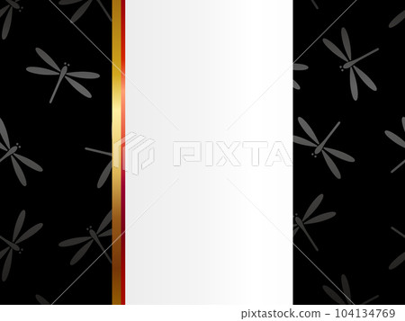 Luxurious Japanese pattern background Horizontal position Dragonfly Luxurious Japanese pattern background Horizontal position Dragonfly 104134769