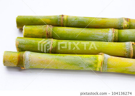 Sugar cane on white background. 104136274