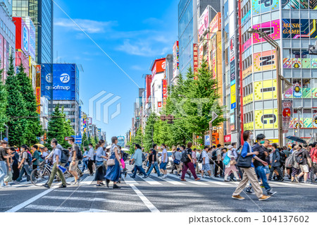 東京千代田區街景秋葉原中央大街 104137602